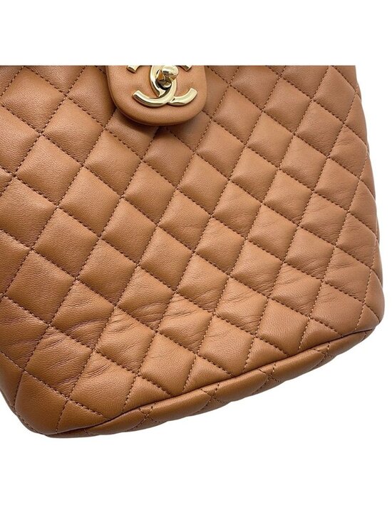 Chanel Backpack Quilted CC Logo Lambskin main image 5